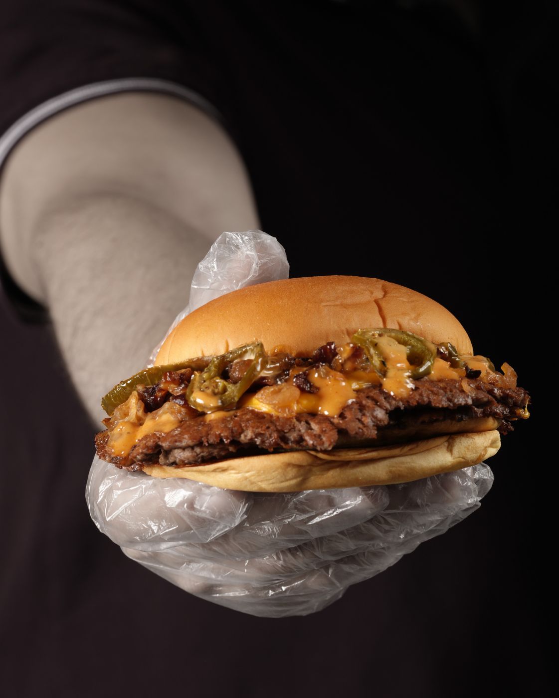 Burger close-up